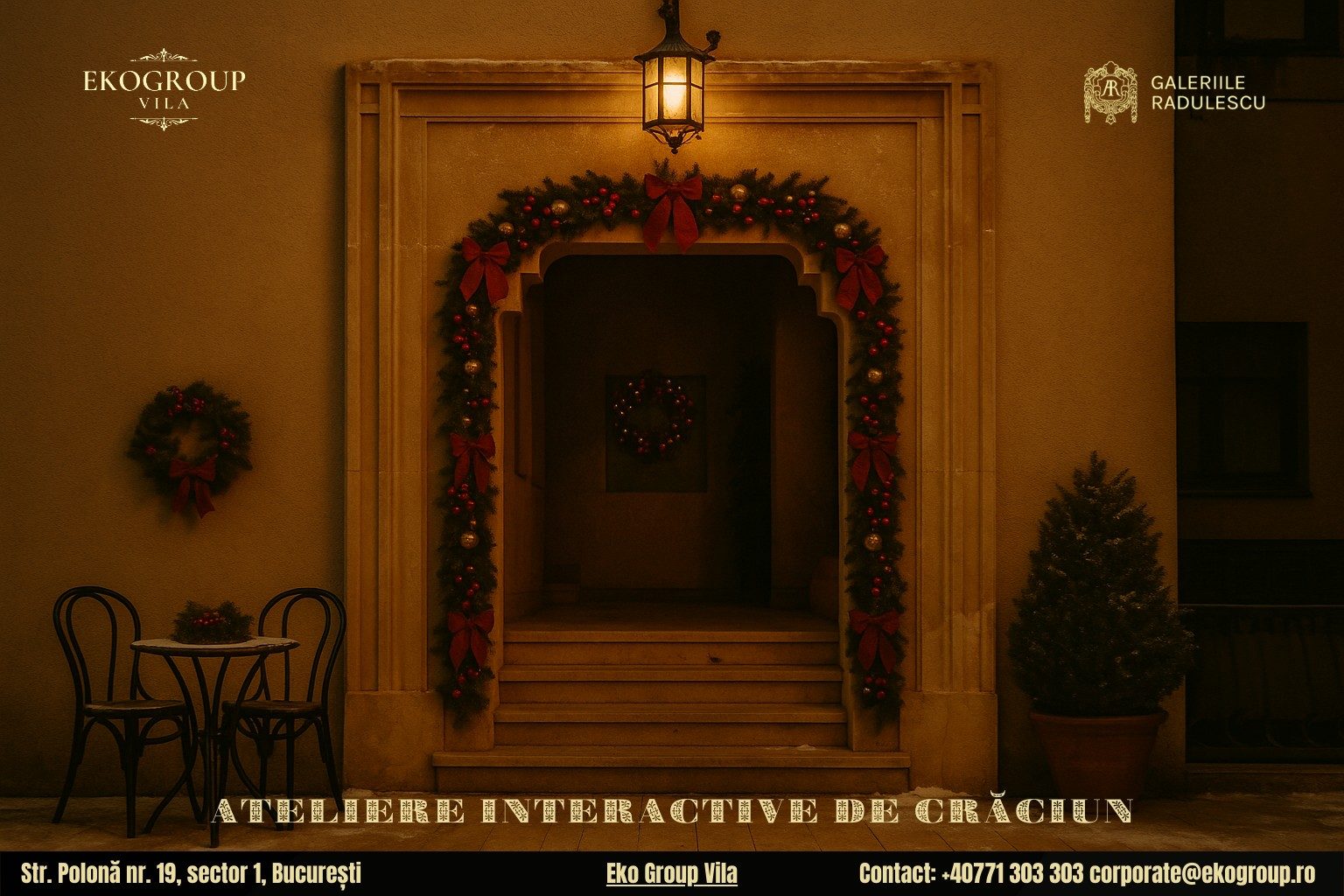 Activități de Crăciun în spiritul epocii interbelice – o evadare în farmecul Crăciunului anilor ’30 la Eko Group Vila 1 Activități de Crăciun în spiritul epocii interbelice – o evadare în farmecul Crăciunului anilor ’30 la Eko Group Vila