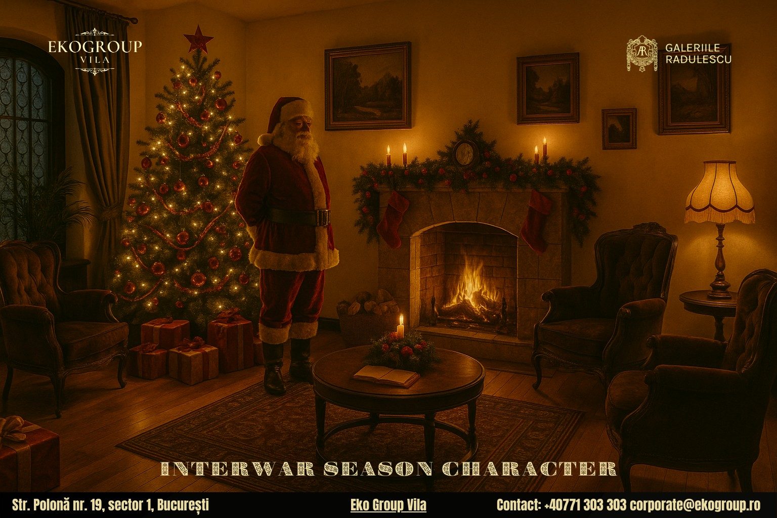 Legenda lui Moș Crăciun și farmecul Crăciunului anilor ’30 la Eko Group Vila 4 Legenda lui Moș Crăciun și farmecul Crăciunului anilor ’30 la Eko Group Vila